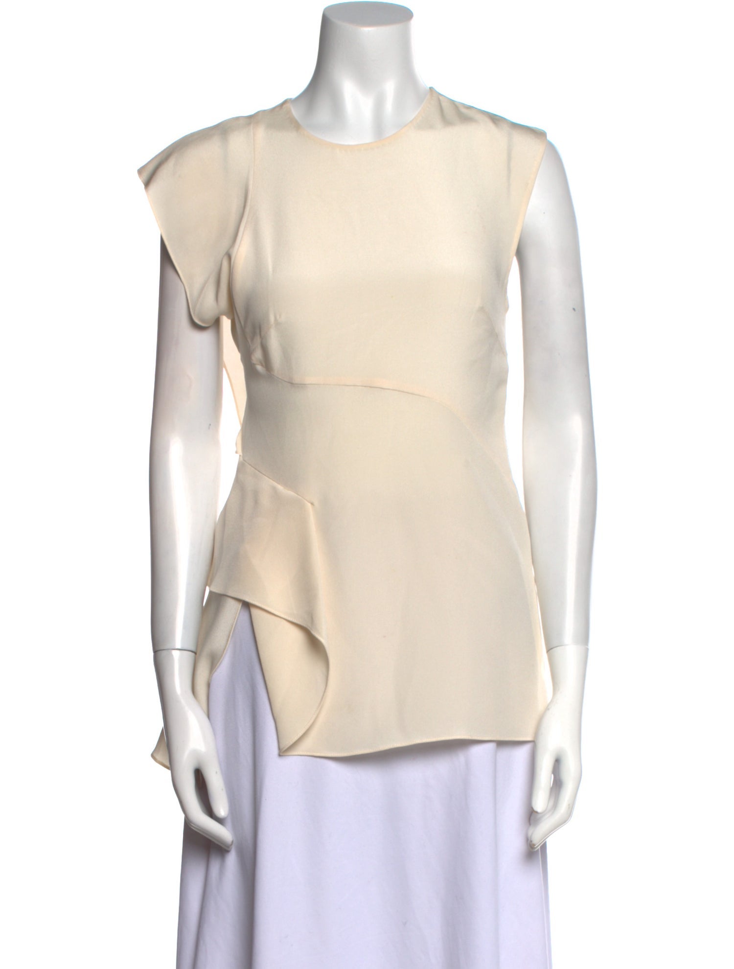 3.1 Phillip Lim Crew Neck Sleeveless Blouse