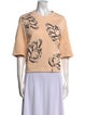 3.1 Phillip Lim Floral Print Crew Neck Sweatshirt