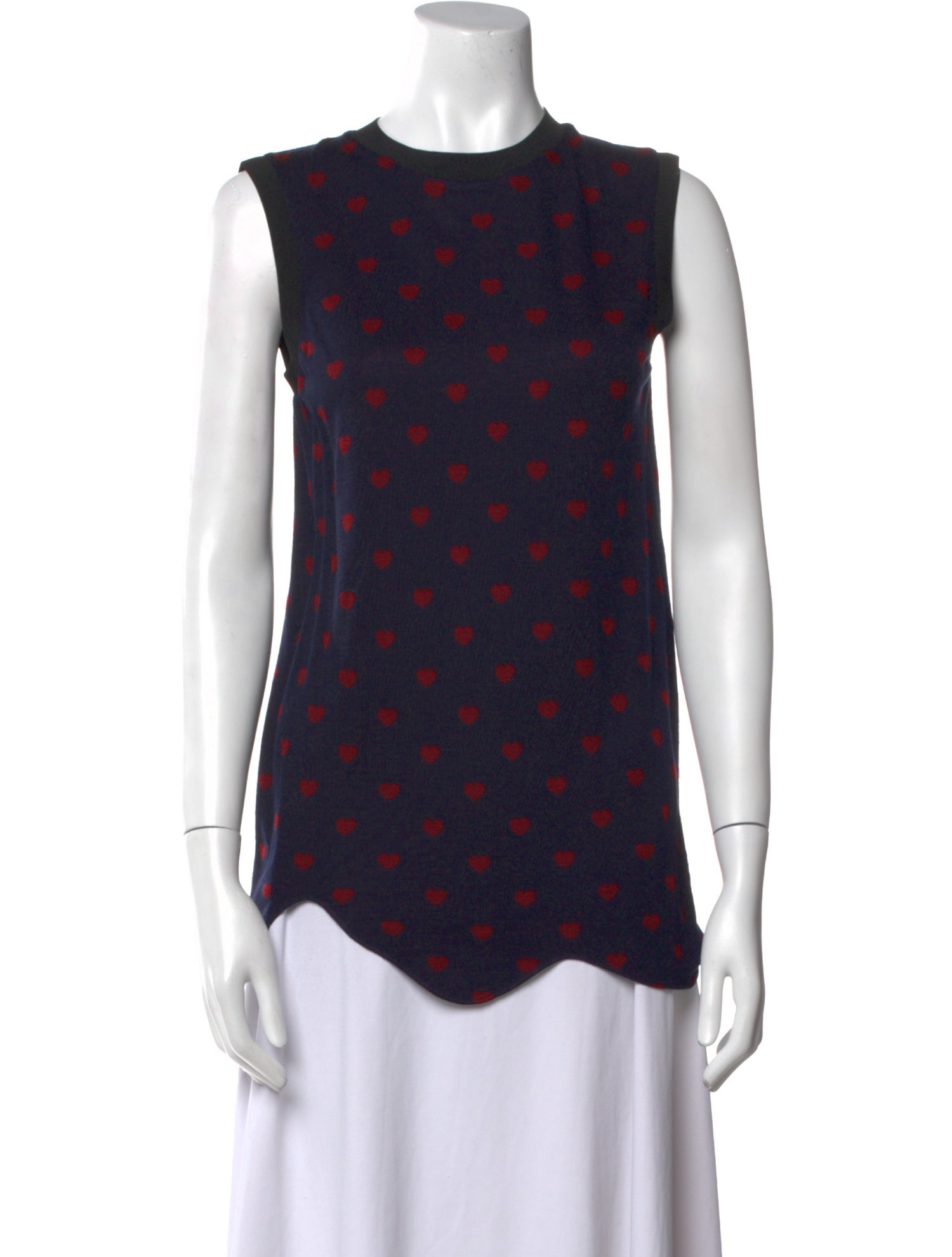 3.1 Phillip Lim Printed Crew Neck Top