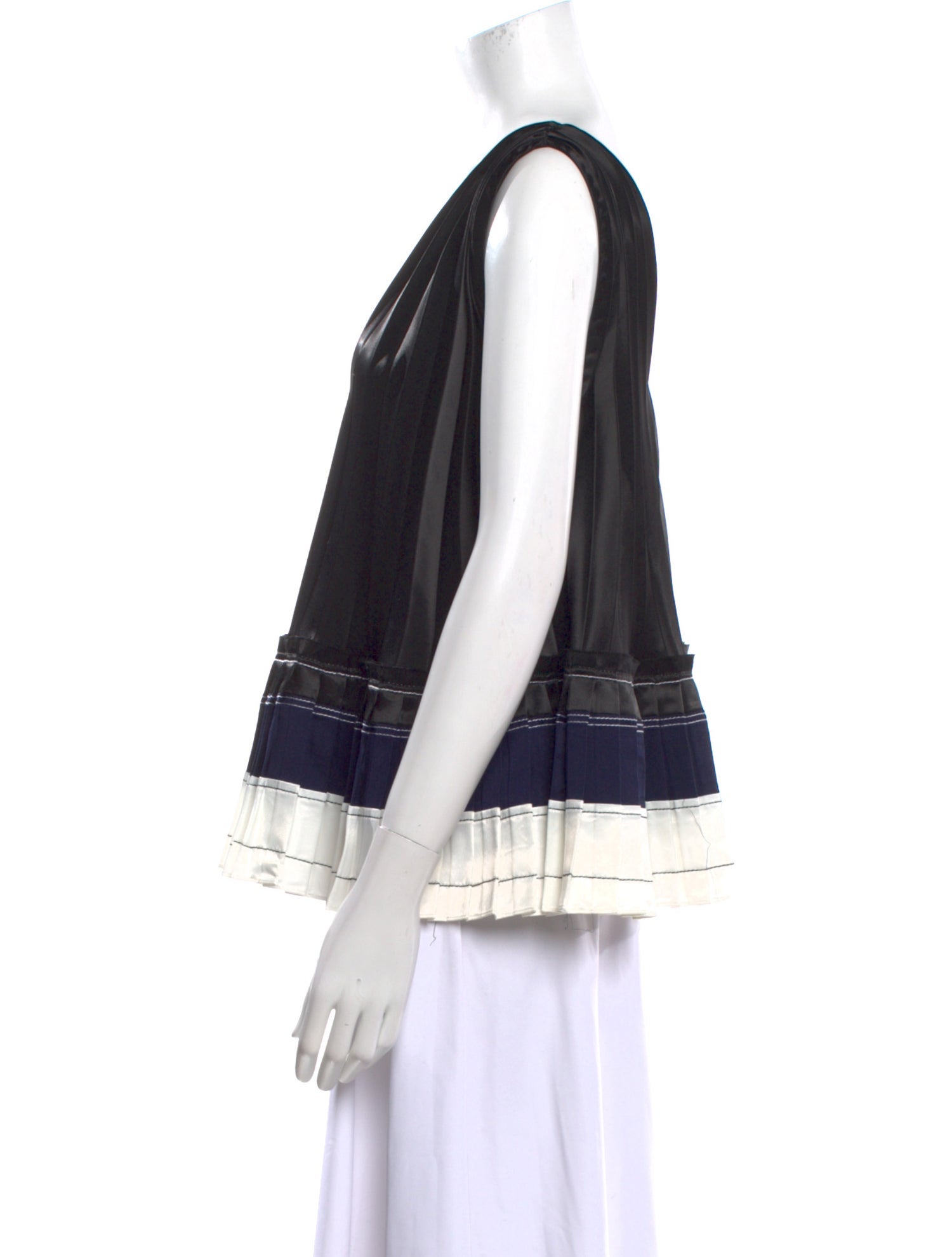 3.1 Phillip Lim V-Neck Sleeveless Blouse