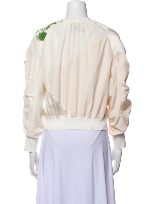 3.1 Phillip Lim Silk Printed Bomber Jacket