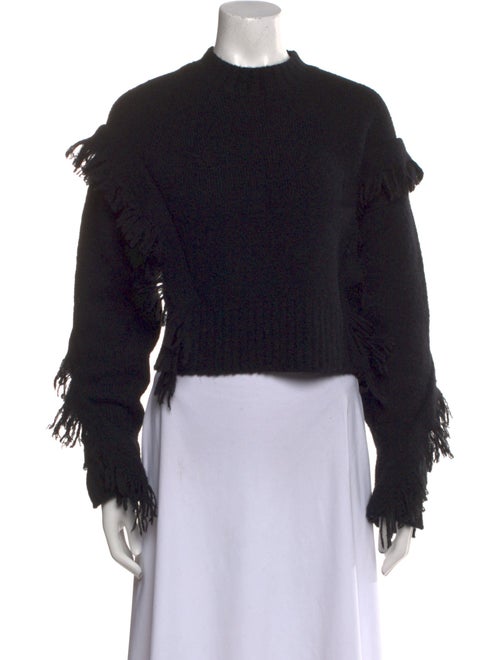 3.1 Phillip Lim Alpaca Mock Neck Crop Top