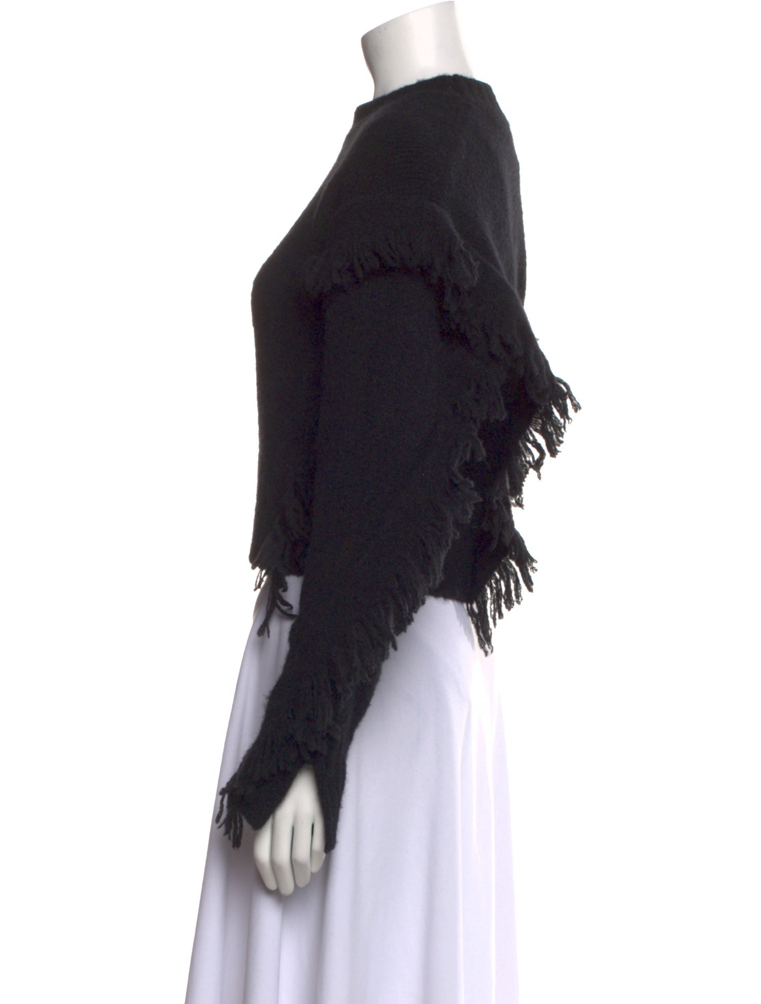 3.1 Phillip Lim Alpaca Mock Neck Crop Top