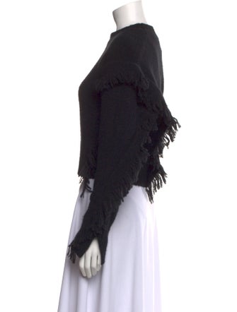 3.1 Phillip Lim Alpaca Mock Neck Crop Top