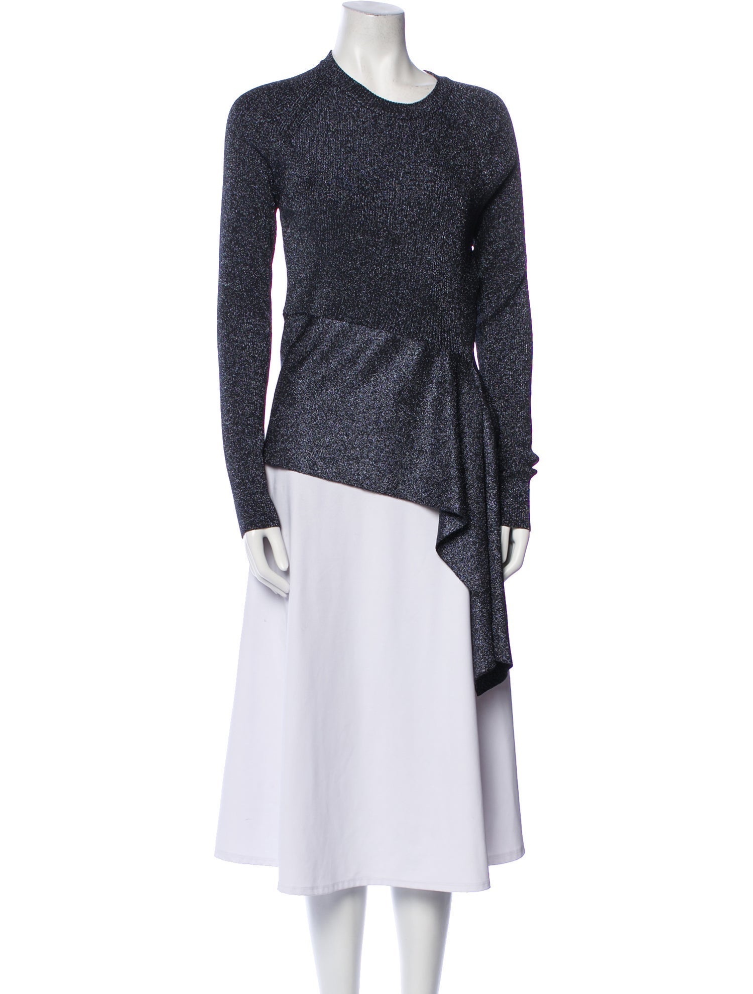 3.1 Phillip Lim Cowl Neck Long Sleeve Sweatshirt