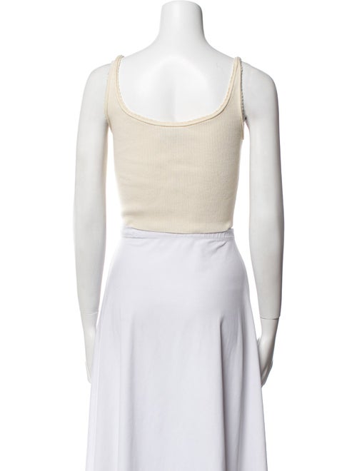 3.1 Phillip Lim Square Neckline Sleeveless Crop Top