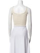 3.1 Phillip Lim Square Neckline Sleeveless Crop Top