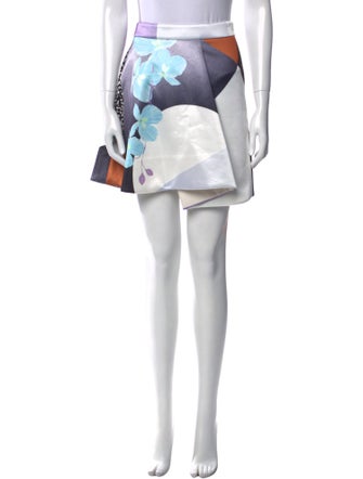 3.1 Phillip Lim Floral Print Mini Skirt