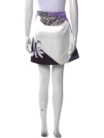 3.1 Phillip Lim Floral Print Mini Skirt