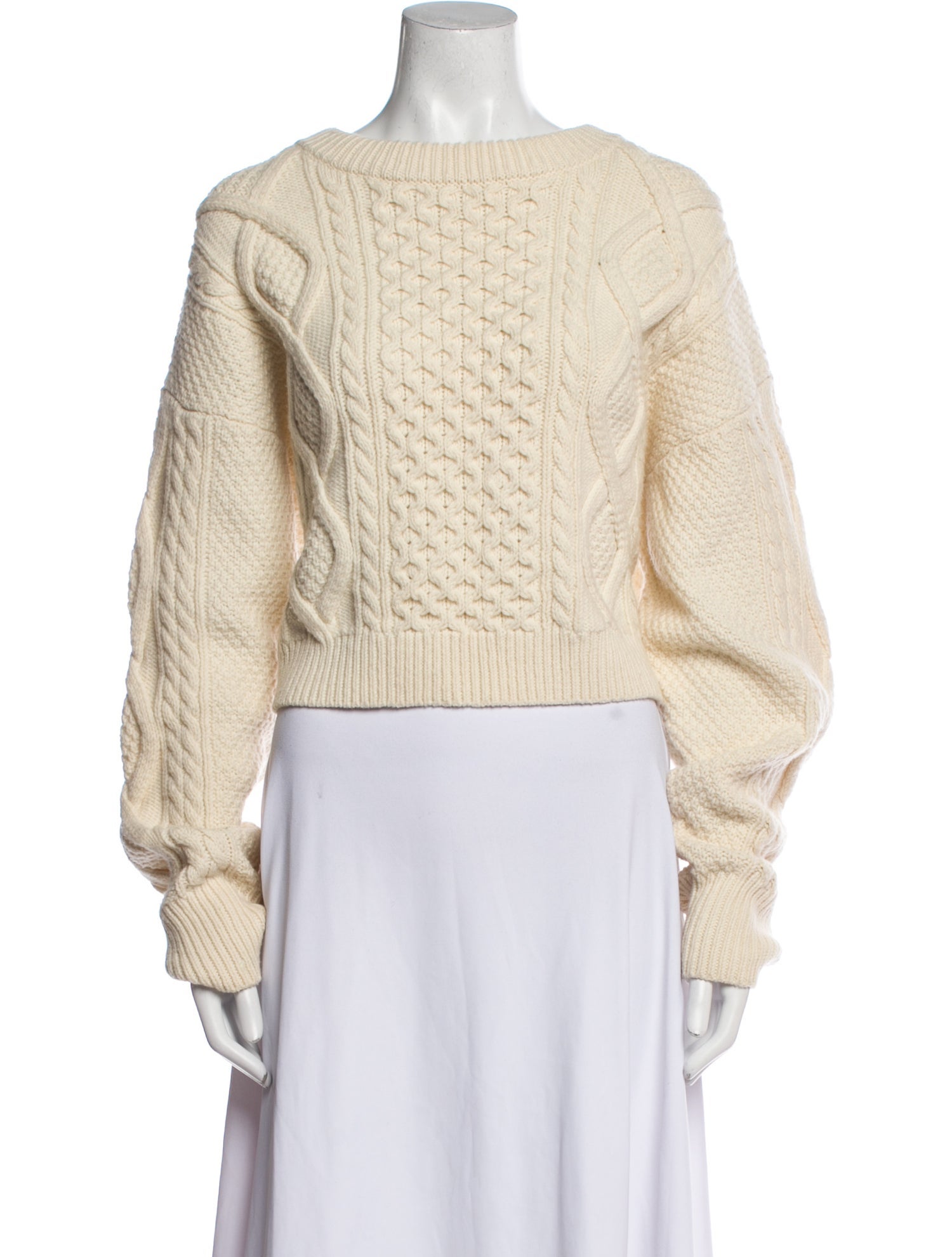 3.1 Phillip Lim Wool Scoop Neck Sweater