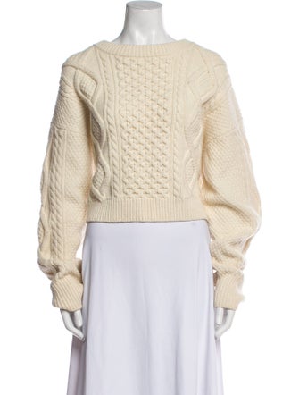 3.1 Phillip Lim Wool Scoop Neck Sweater