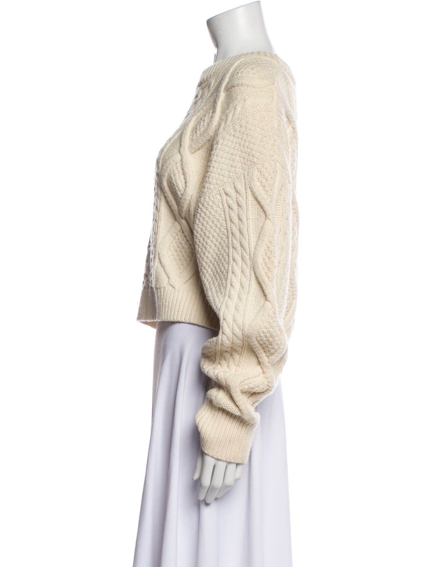 3.1 Phillip Lim Wool Scoop Neck Sweater