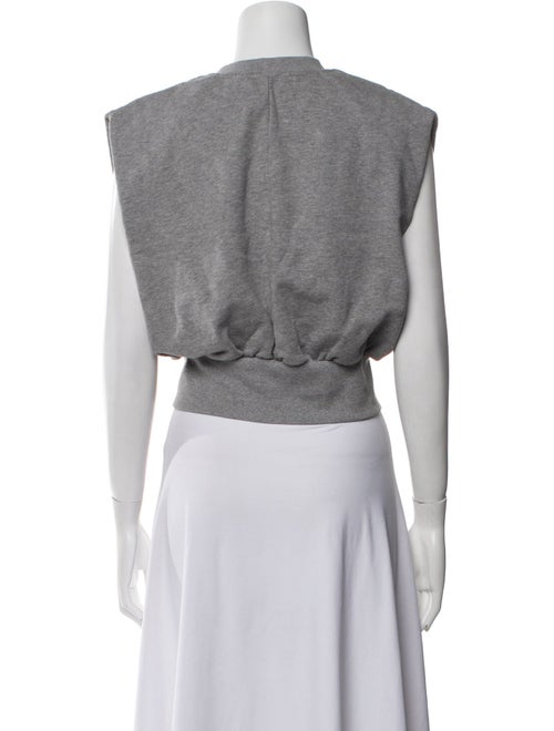 3.1 Phillip Lim Crew Neck Sleeveless Crop Top