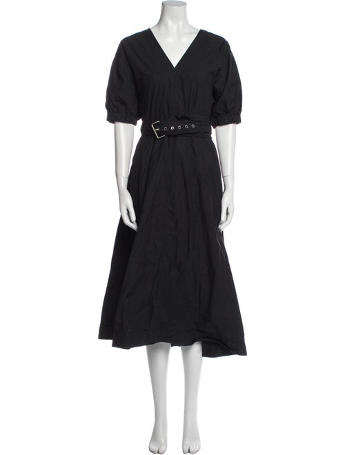3.1 Phillip Lim V-Neck Midi Length Dress