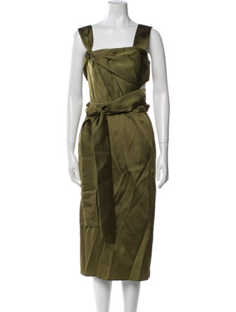 3.1 Phillip Lim Square Neckline Midi Length Dress