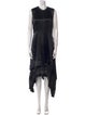 3.1 Phillip Lim Crew Neck Long Dress