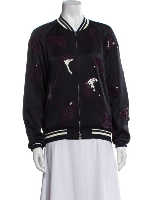 3.1 Phillip Lim Floral Print Bomber Jacket