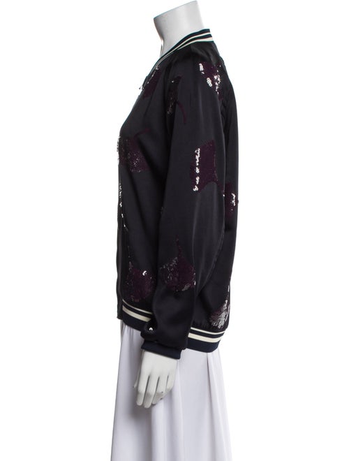3.1 Phillip Lim Floral Print Bomber Jacket