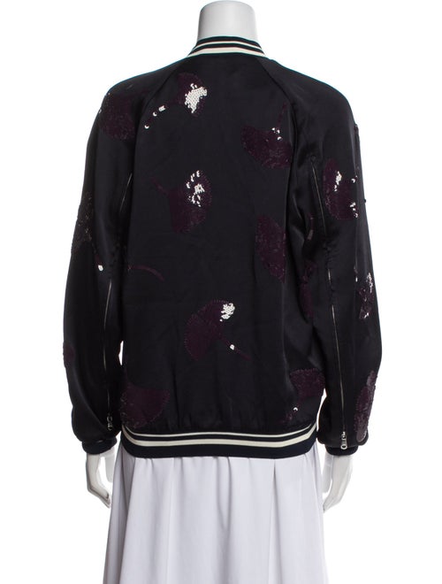 3.1 Phillip Lim Floral Print Bomber Jacket