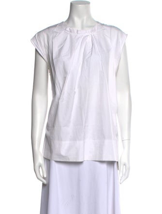 3.1 Phillip Lim Crew Neck Short Sleeve Blouse