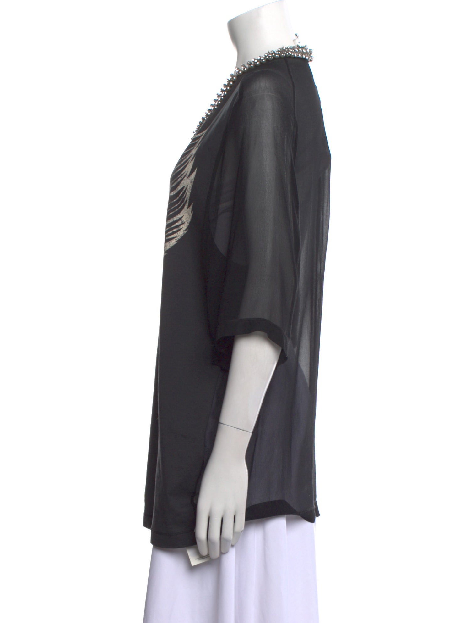 3.1 Phillip Lim Graphic Print Scoop Neck Tunic