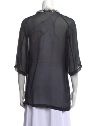 3.1 Phillip Lim Graphic Print Scoop Neck Tunic