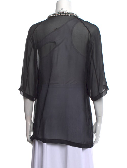 3.1 Phillip Lim Graphic Print Scoop Neck Tunic