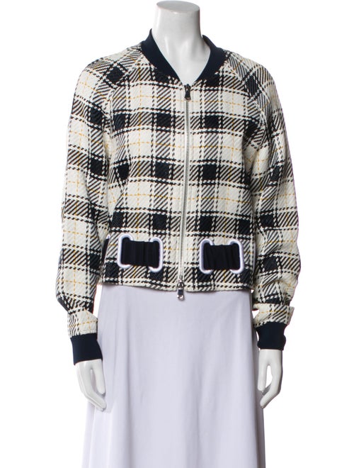 3.1 Phillip Lim Plaid Print Bomber Jacket