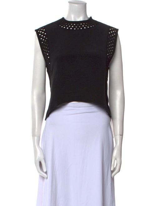 3.1 Phillip Lim Crew Neck Sleeveless Crop Top