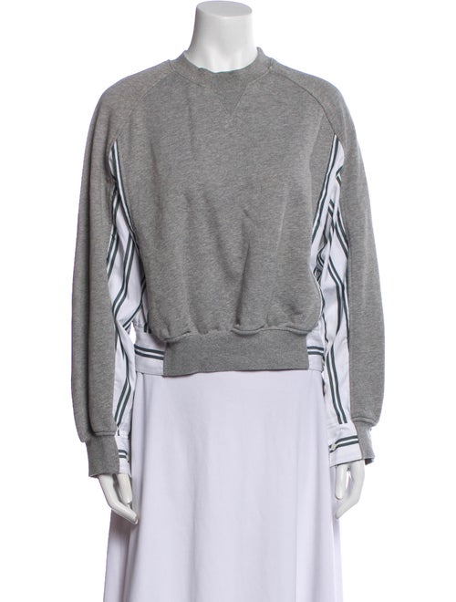 3.1 Phillip Lim Striped Crew Neck Sweatshirt