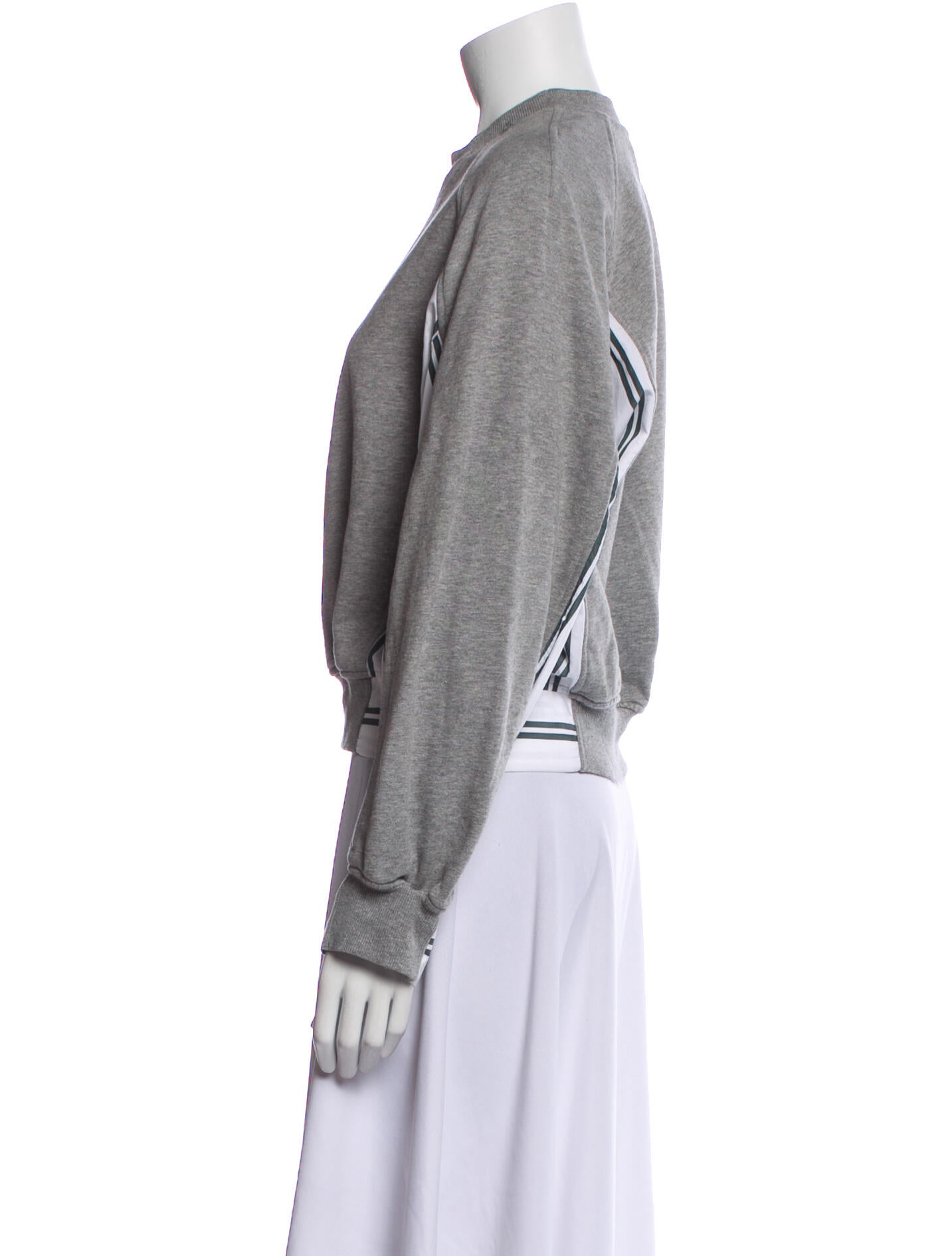 3.1 Phillip Lim Striped Crew Neck Sweatshirt