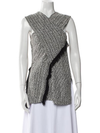 3.1 Phillip Lim Printed Crew Neck Top