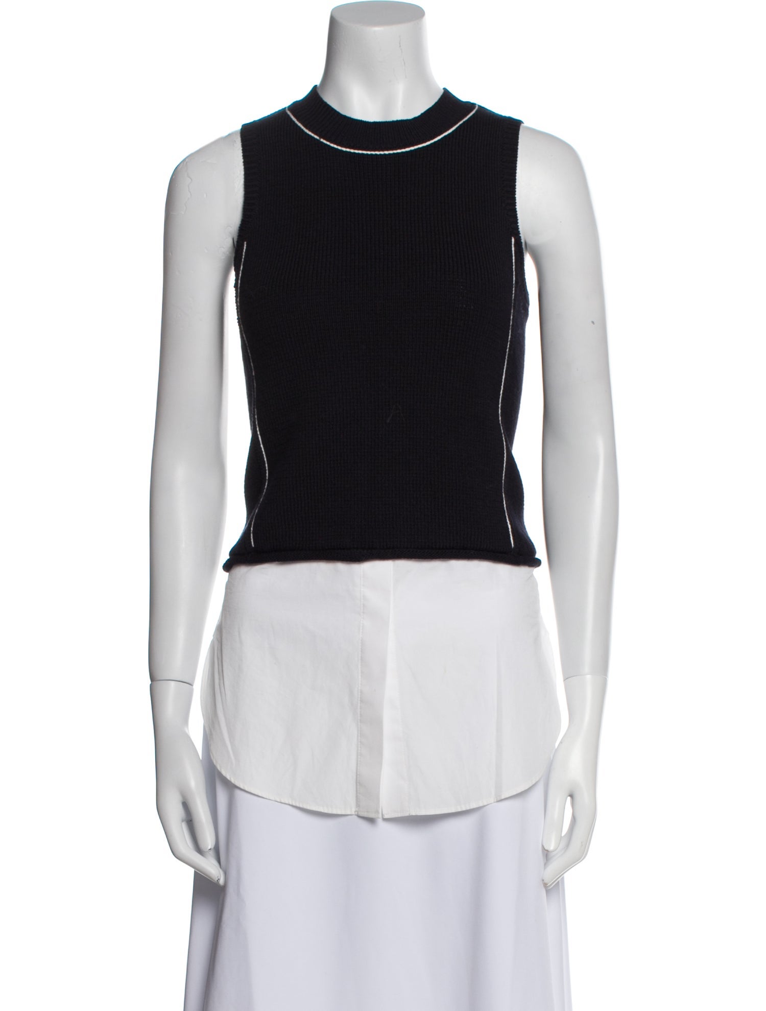 3.1 Phillip Lim Crew Neck Sleeveless Top