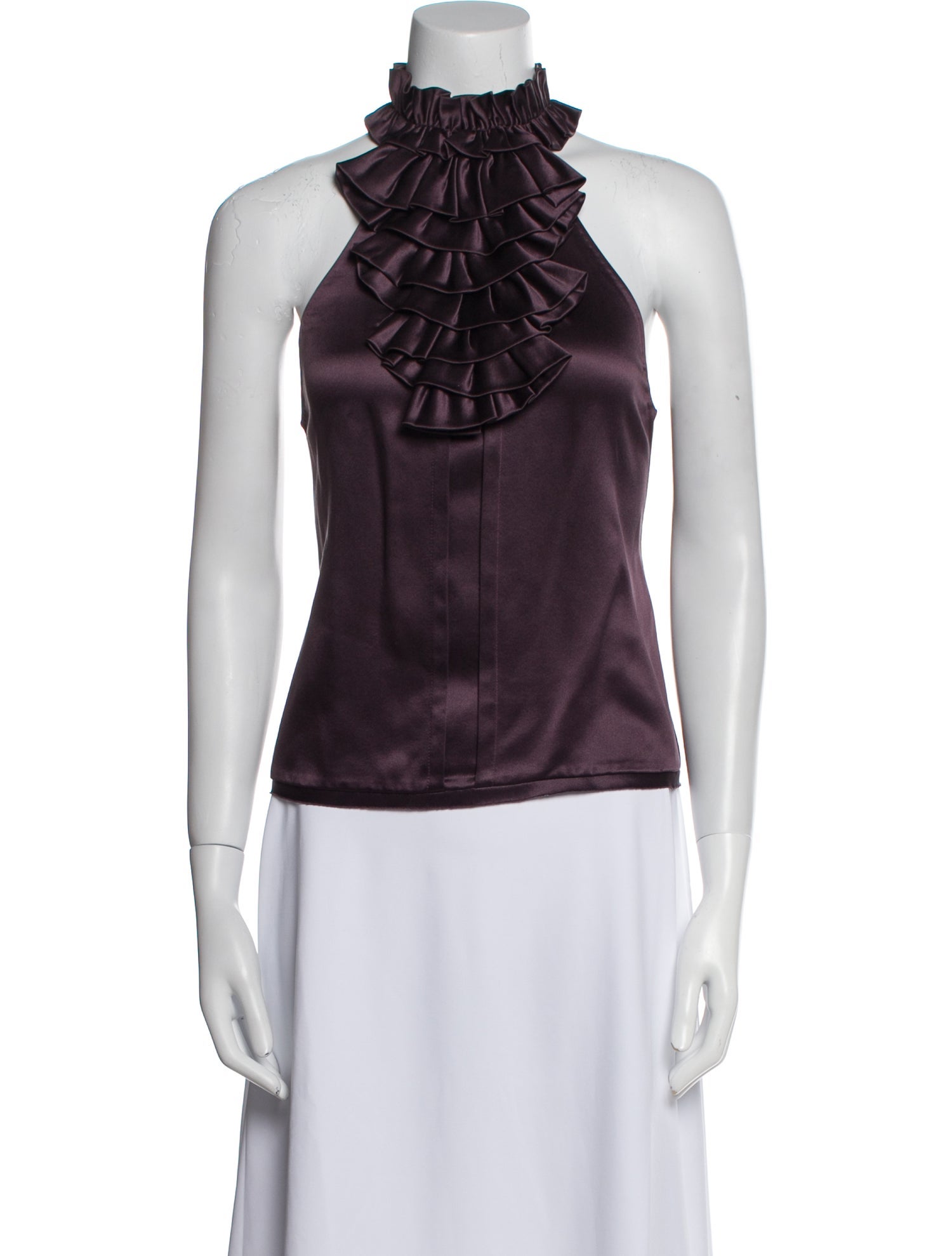 3.1 Phillip Lim Silk Mock Neck Top