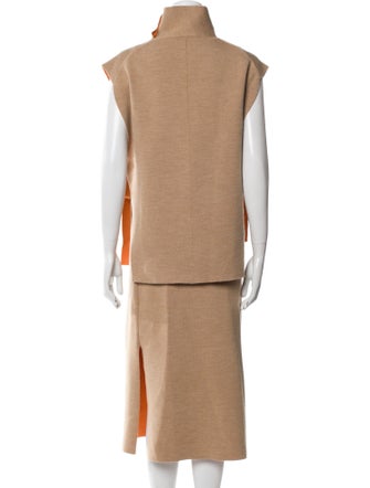 3.1 Phillip Lim Wool Cutout Accent Skirt Set