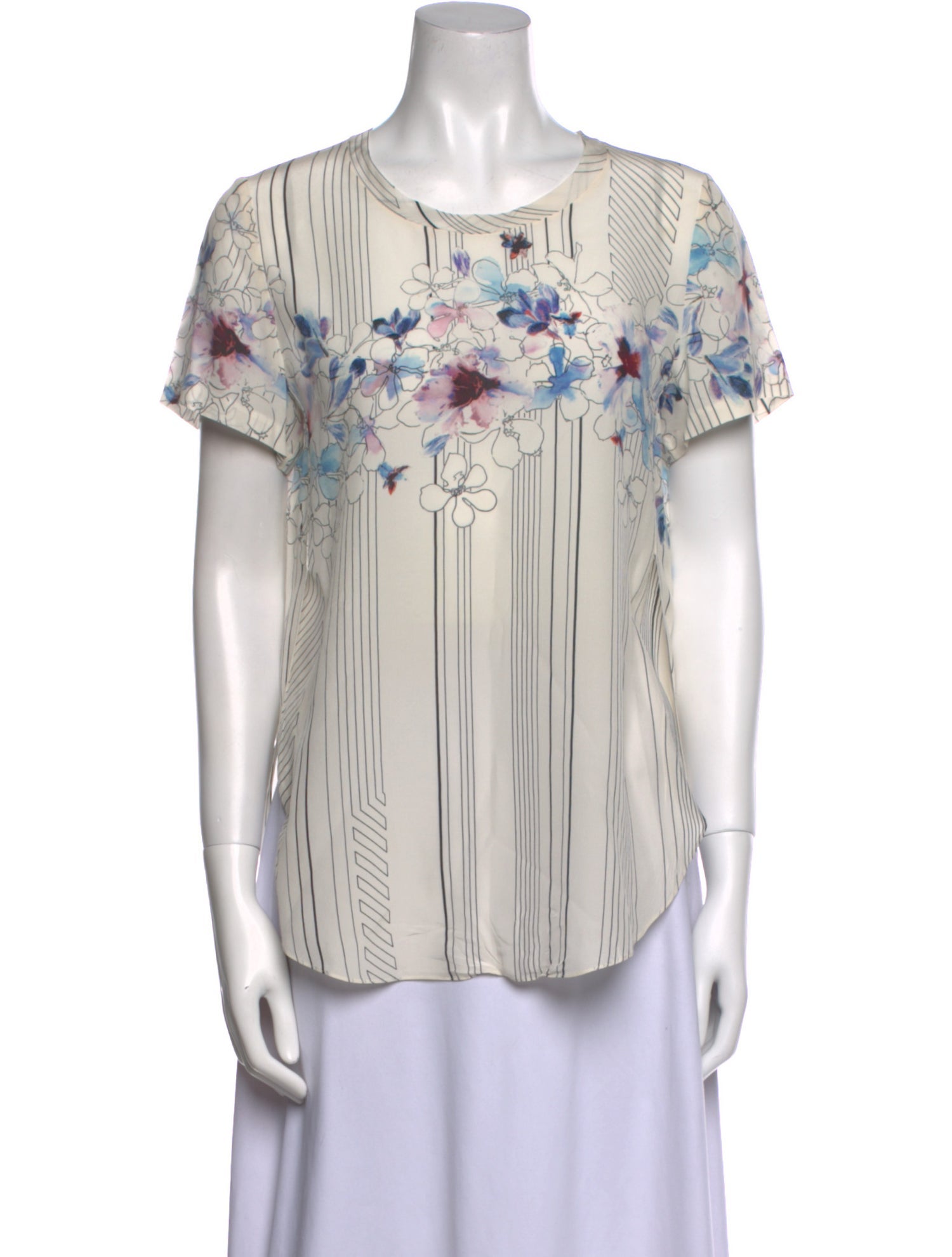 3.1 Phillip Lim Silk Printed Blouse