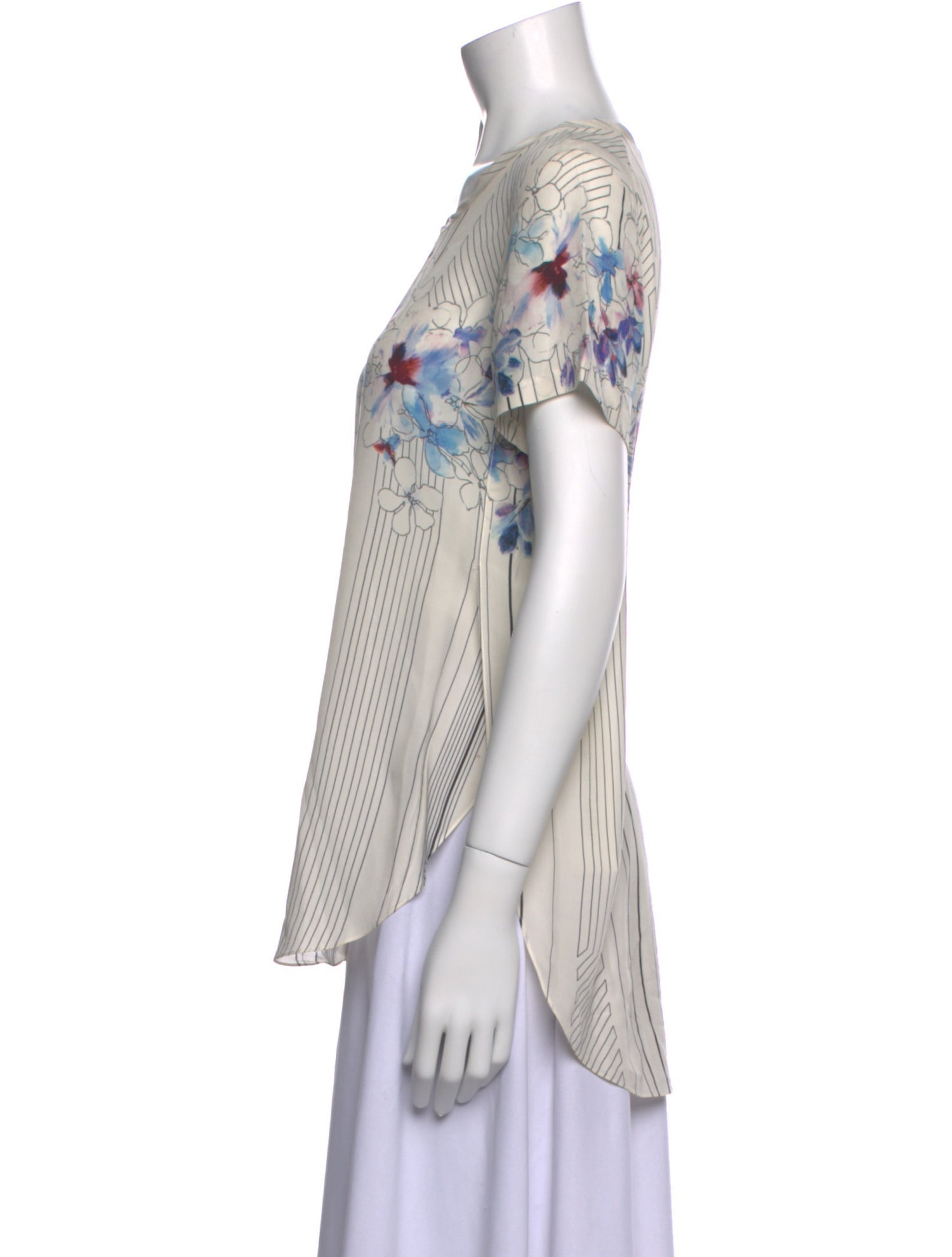 3.1 Phillip Lim Silk Printed Blouse