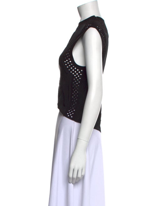 3.1 Phillip Lim Silk Crew Neck Crop Top