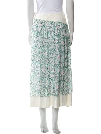 3.1 Phillip Lim Printed Midi Length Skirt