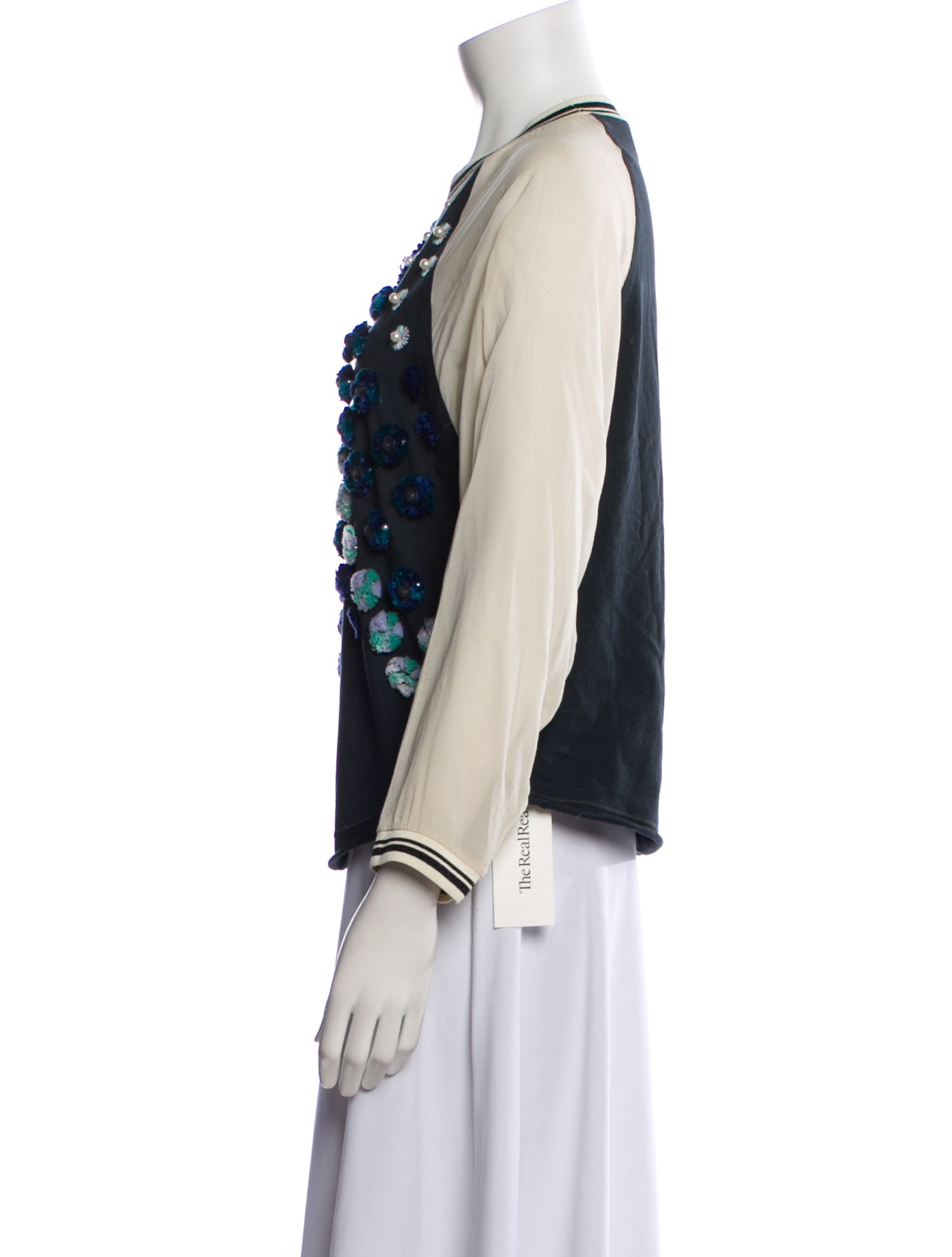 3.1 Phillip Lim Printed Crew Neck Blouse