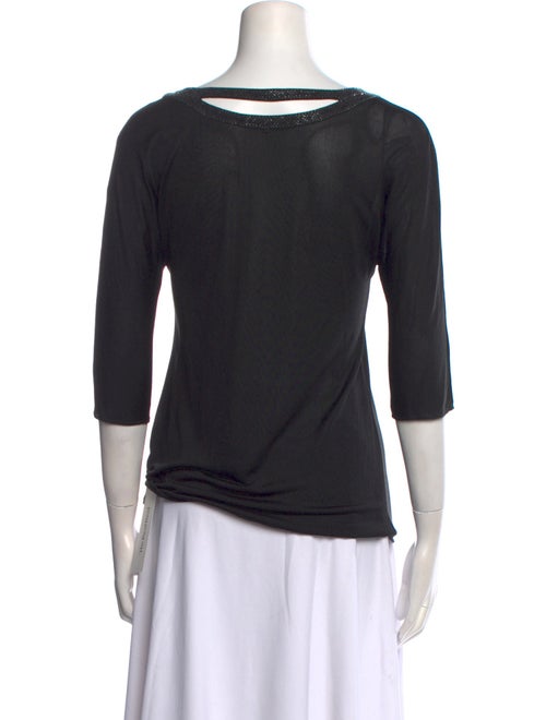 3.1 Phillip Lim Scoop Neck Three-Quarter Sleeve T-Shirt