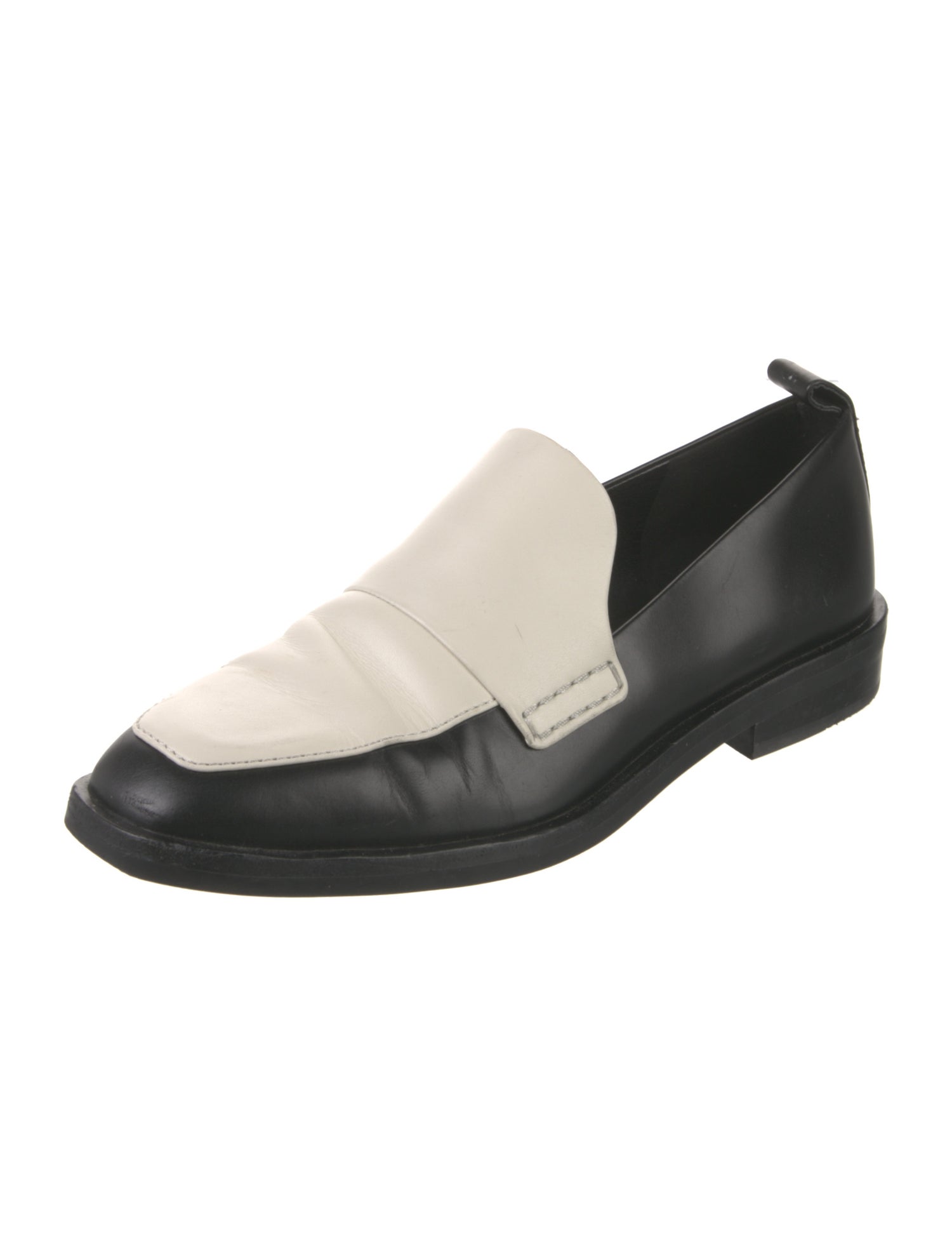 3.1 Phillip Lim Leather Colorblock Pattern Loafers