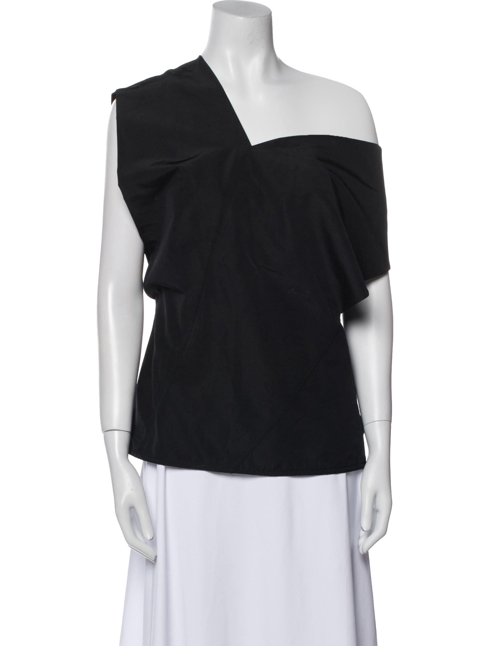 3.1 Phillip Lim Cowl Neck Short Sleeve Top