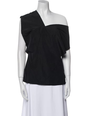 3.1 Phillip Lim Cowl Neck Short Sleeve Top