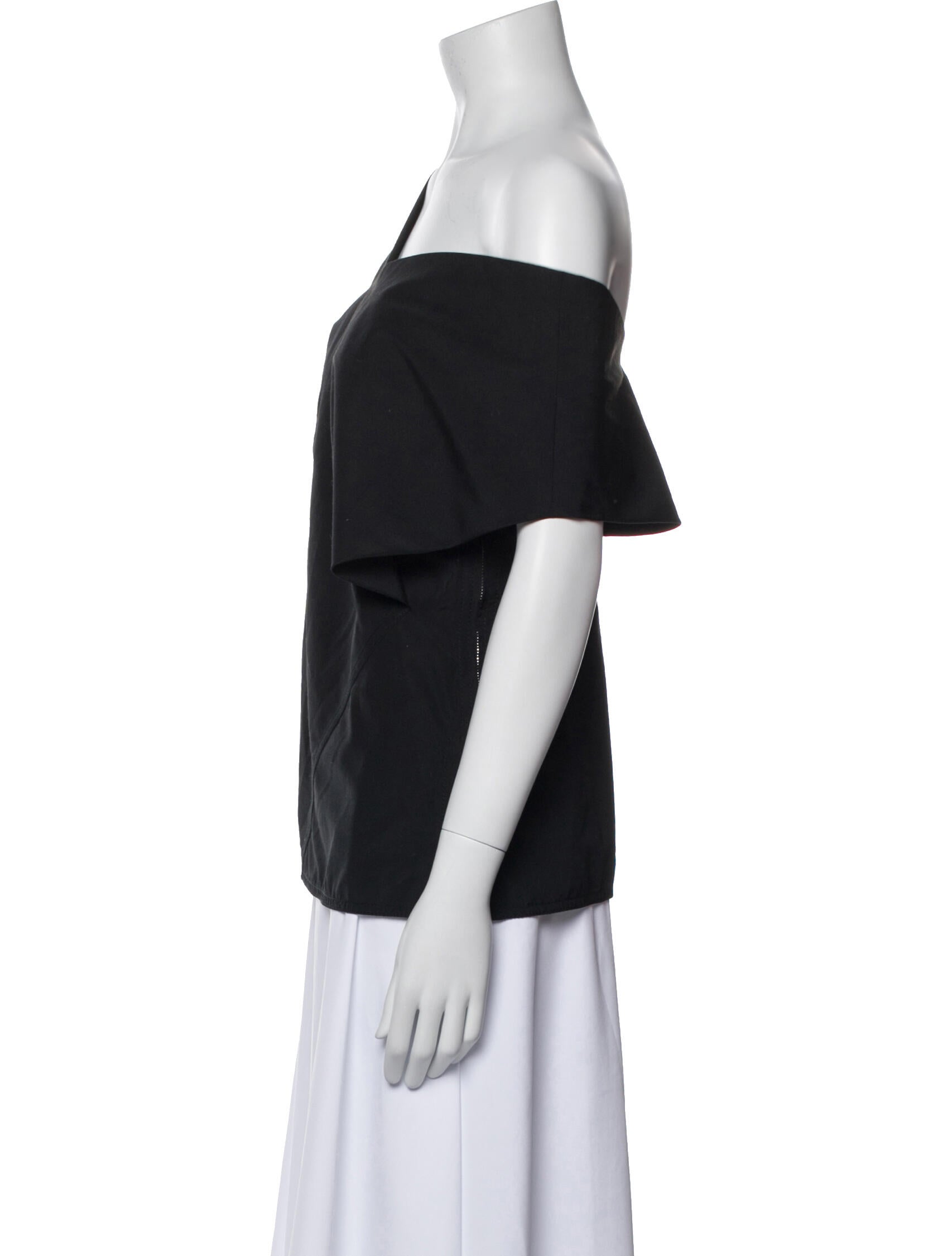 3.1 Phillip Lim Cowl Neck Short Sleeve Top