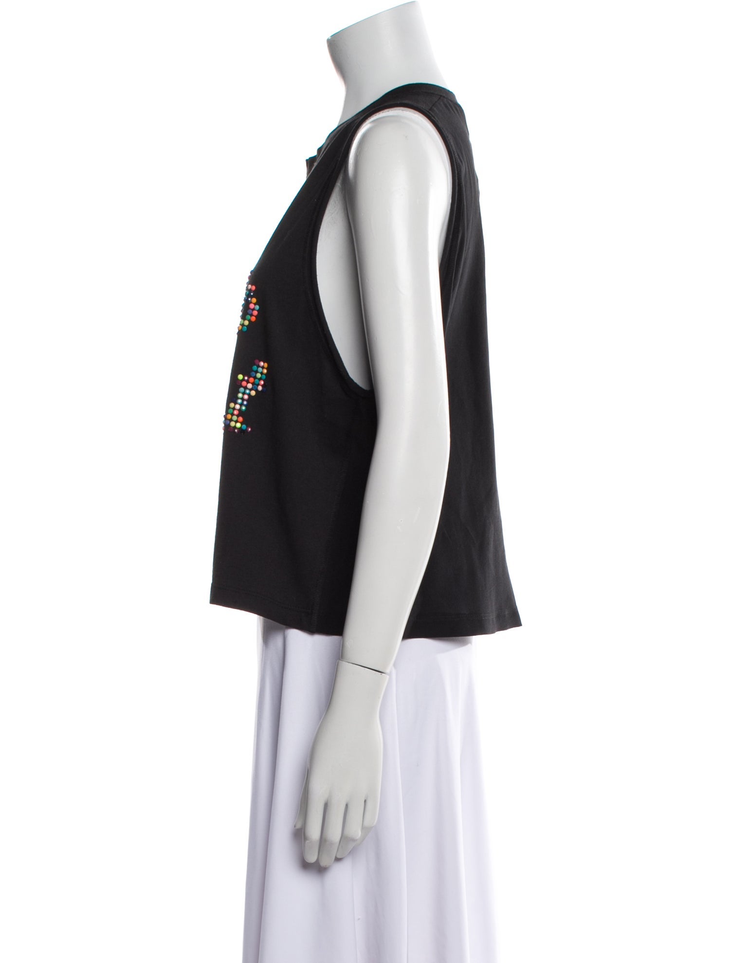 3.1 Phillip Lim Graphic Print Crew Neck Top