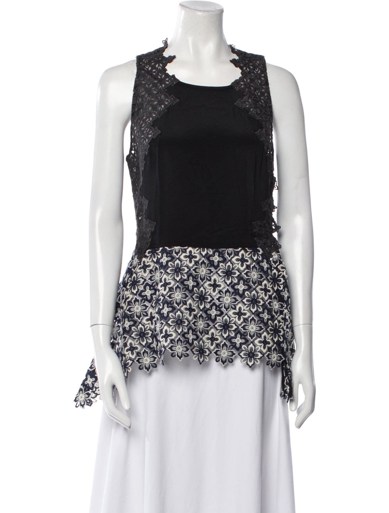 3.1 Phillip Lim Silk Floral Print Blouse