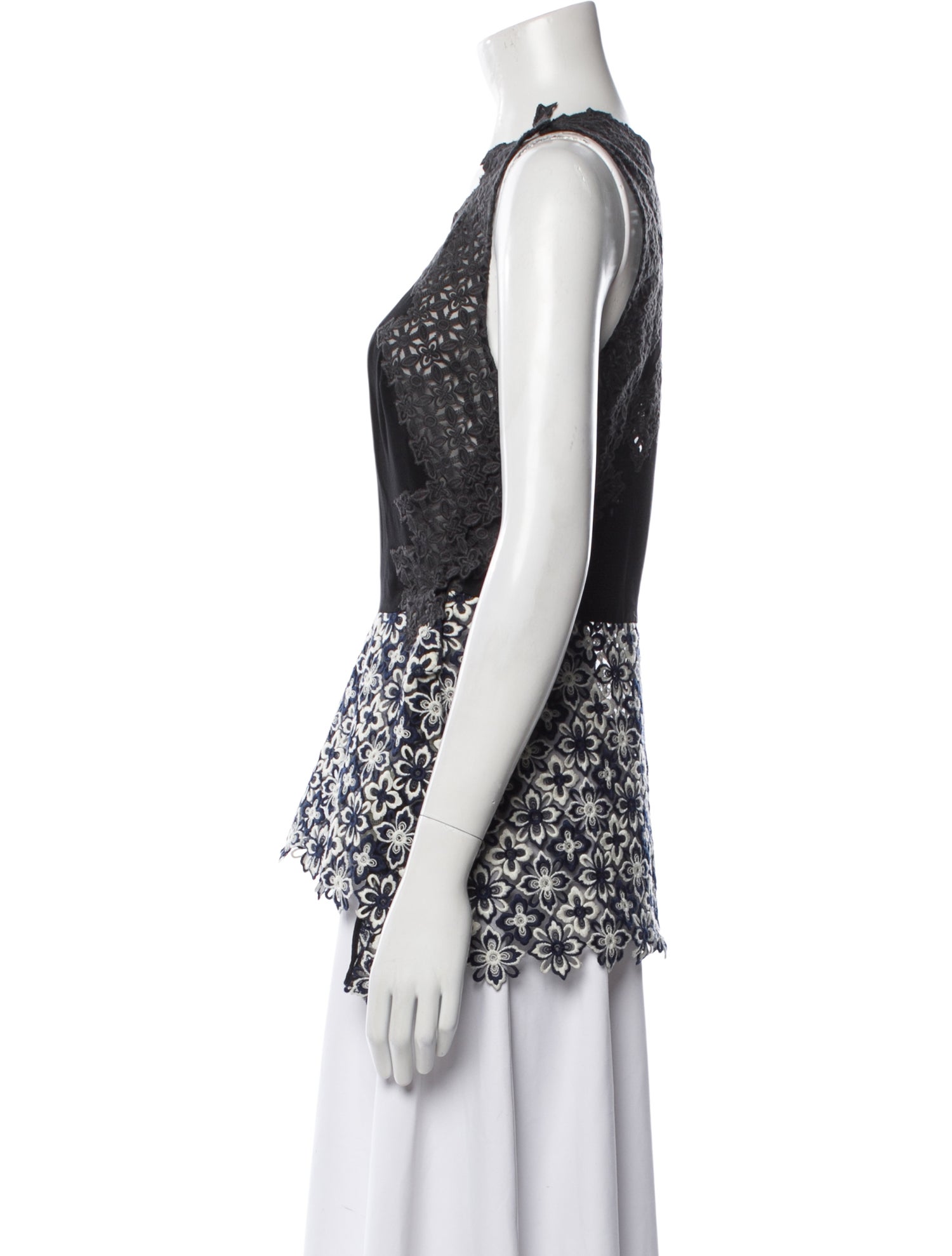 3.1 Phillip Lim Silk Floral Print Blouse