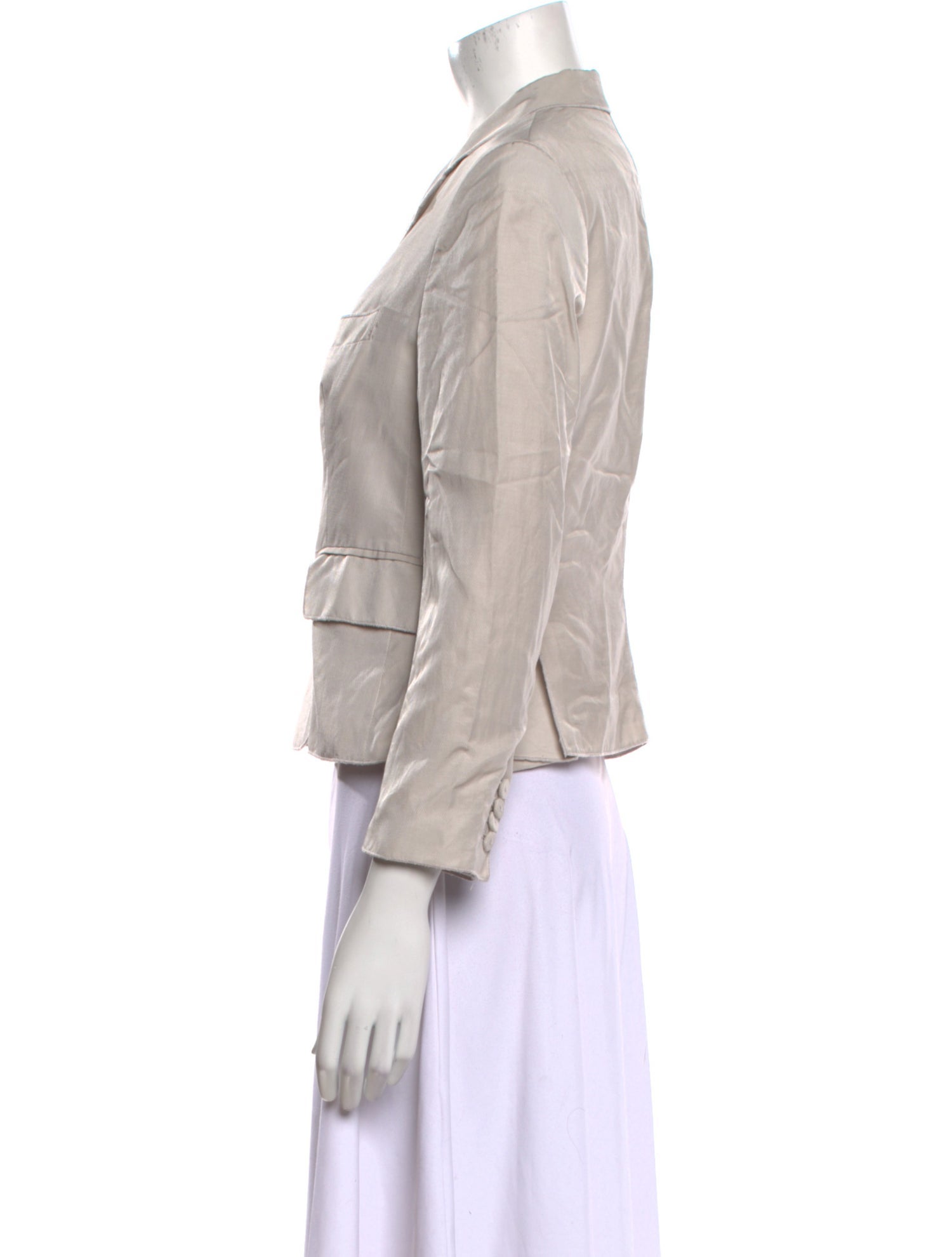 3.1 Phillip Lim Three-Quarter Sleeve Crop Top