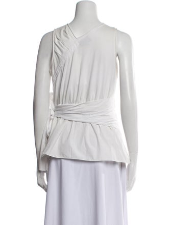 3.1 Phillip Lim Crew Neck Sleeveless Blouse